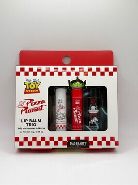 Disney Pixar Toy Story Pizza Planet Lip Balm Trio – Mad Beauty NEW